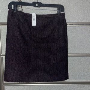 Black/ pink wool winter loft skirt